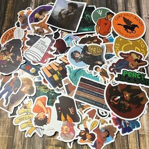 5for$10 Percy Jackson Merch Lamp Half-Blood Long Island 62 Matte Stickers